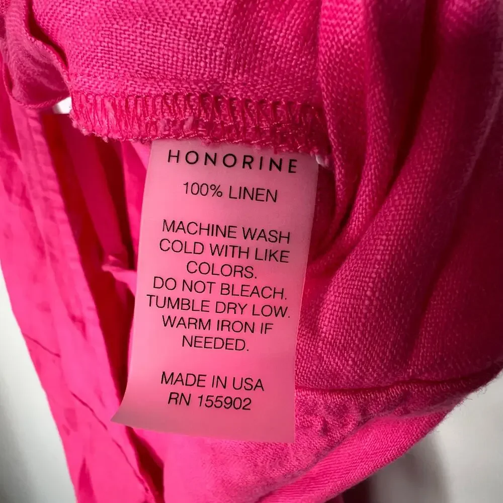 Honorine Valentina Linen Mini Dress Size Small